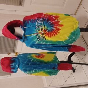 4/$80 Tie-Dye Orlando Hoodie - Size Medium